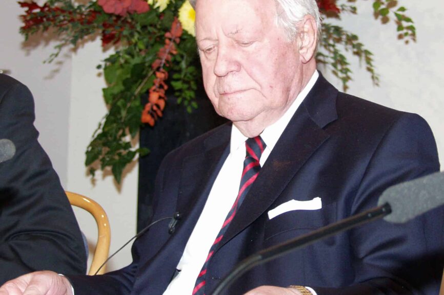 Bild Zum Tod von Altkanzler Helmut Schmidt