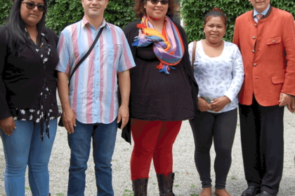 Bild Besuch aus Costa Rica