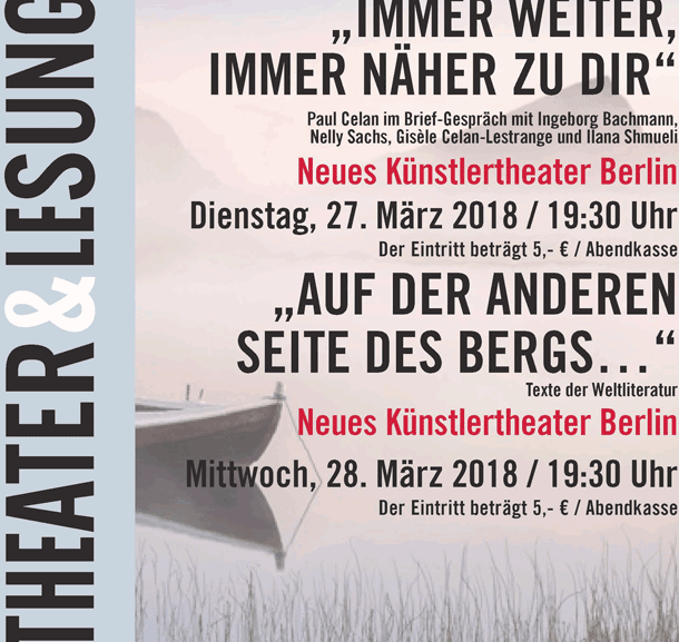 Bild Theater und Lesung in der Karwoche