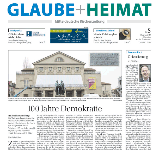 Bild 100 Jahre Demokratie