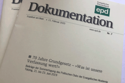 Bild 70 Jahre Grundgesetz – „Was ist unsere Verfassung wert?“