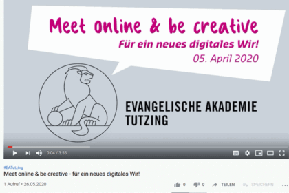 Bild „Meet online & be creative“ in Videos