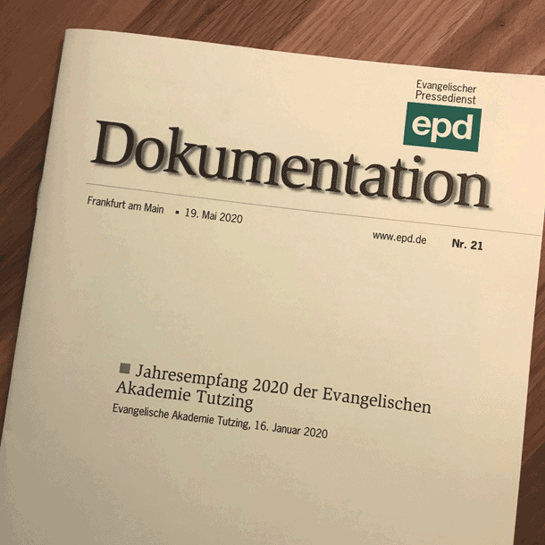 Bild Jahresempfang 2020 der Evangelischen Akademie Tutzing