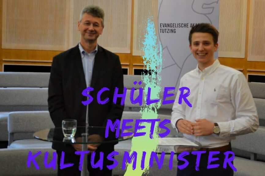 Michael Piazolo im RotundeTalk – Nachgefragt: Schüler trifft Kultusminister