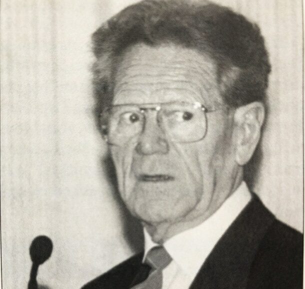 Hans Küng 1995 in Tutzing
