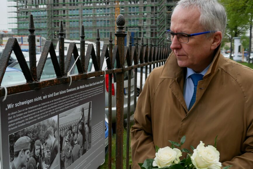 Weisse Rose, Udo Hahn, Gedenken, Sophie Scholl