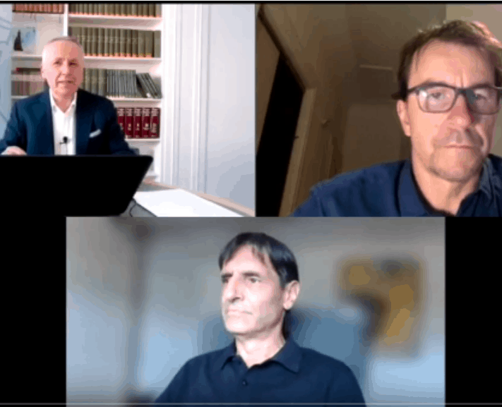Dietrich Krauss, Francisco Marí und Udo Hahn (Online-Debatte zur ZDF 
