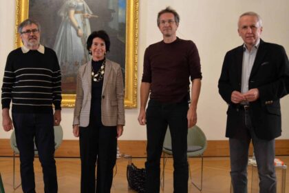 Joachim Jacob, Claudia Steinke, Gerald Knaus und Udo Hahn