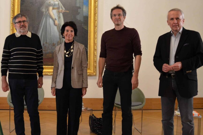 Joachim Jacob, Claudia Steinke, Gerald Knaus und Udo Hahn