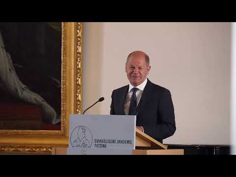 Olaf Scholz in Tutzing: „Die Zukunft unserer Demokratie entscheidet sich nicht bei uns allein“