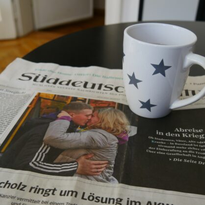 Bild Ob sich die zwei Verliebten wiedersehen werden?