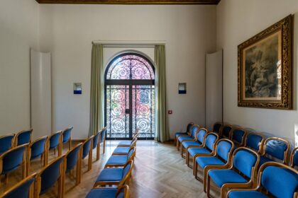 Musiksaal Schloss Tutzing Ausgang zur Terrasse