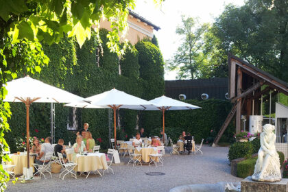Frühstück auf der Terrasse