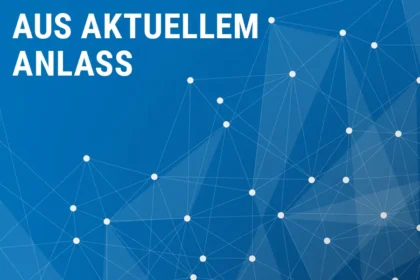 Aus aktuellem Anlass