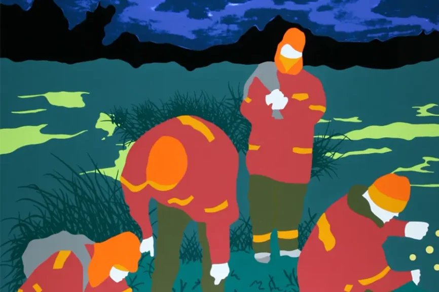 Sumpf, Gemälde von Stefan Schieck