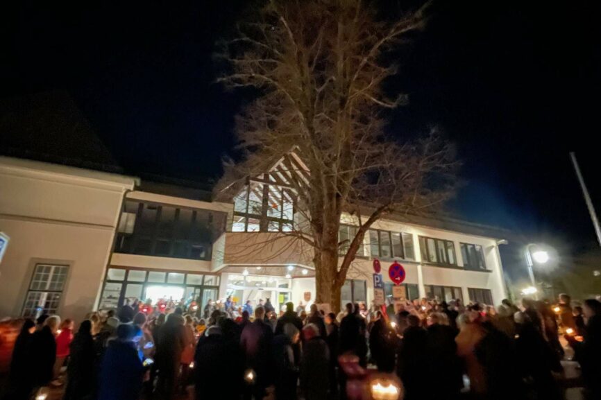 Tutzinger Lichterkette am 29. Januar 2024