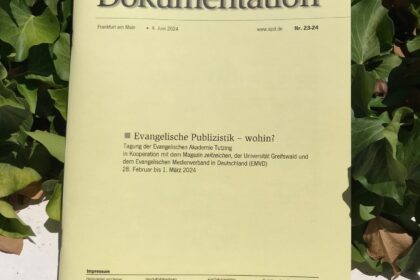 Bild Evangelische Publizistik – wohin?