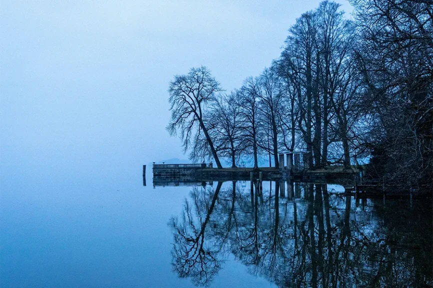 Newsletter Februar 2025, Blick auf den See