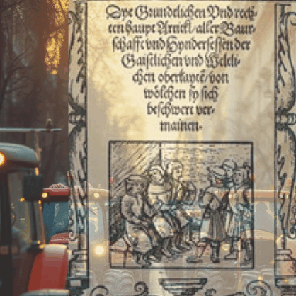 Bild Bauern und Protest