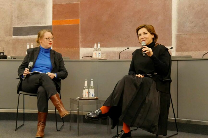 Marie Schmidt und Katerina Gordeeva