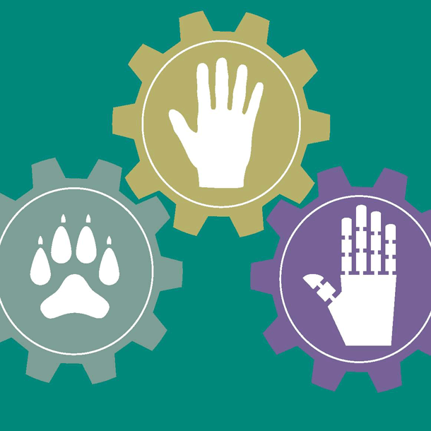 Bild Moral Agency in der Beziehung von Mensch, Tier und Maschine