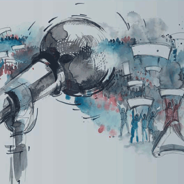 Bild Junge Stimmen im politischen Kosmos