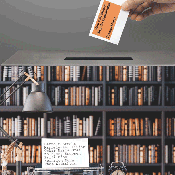 Bild Demokratie und Literatur nach den Weltkriegen