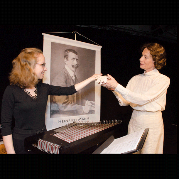 Bild Wer dich liest, sieht Menschen“ – Carla Mann über ihren Bruder Heinrich Mann / Tutzinger Salon