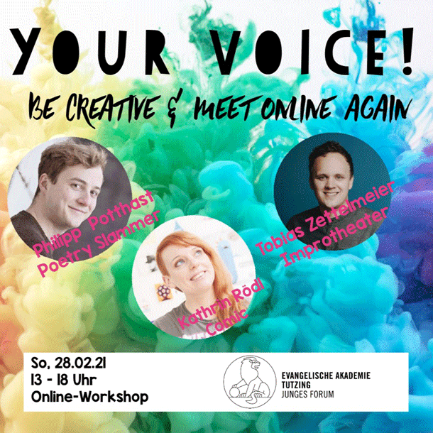 Bild Your Voice! Be creative & meet online again
