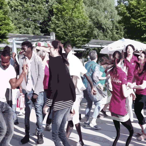 Bild Willkommenskultur konkret