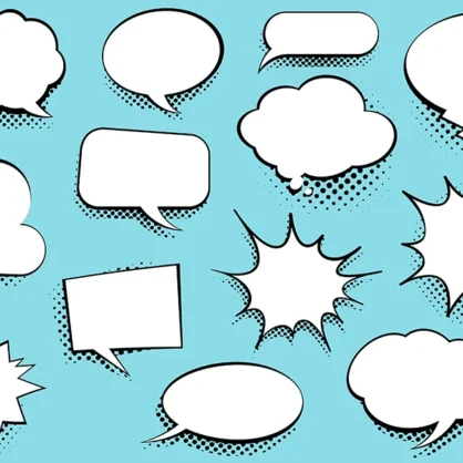 Leere Sprechblasen