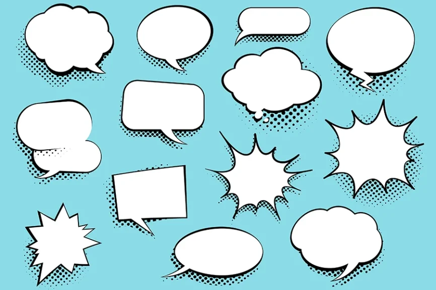 Leere Sprechblasen