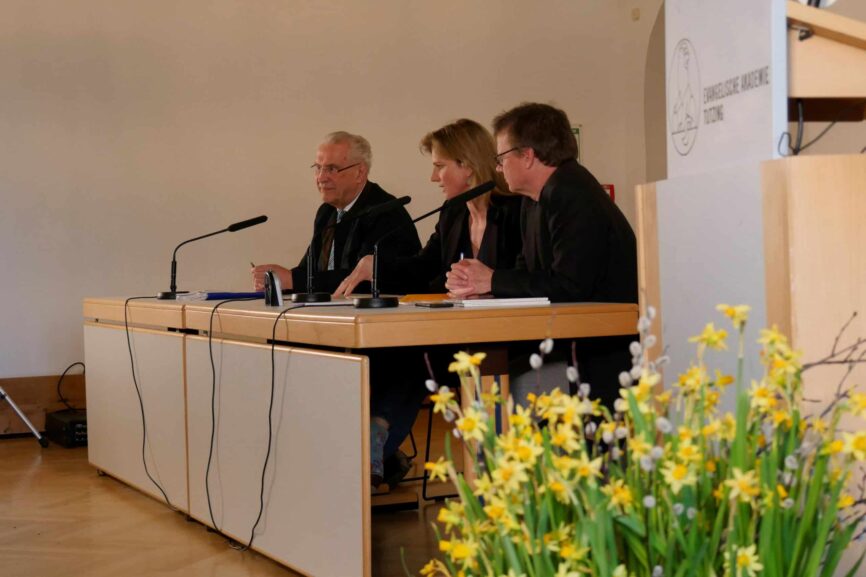 Podiumsdiskussion mit Innenminister Joachim Herrmann und Prof. Dr. Maja Göpel, Moderation: Bernhard Pötter