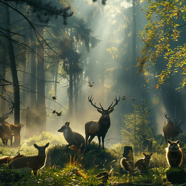 Bild Tierisch viel los im Wald