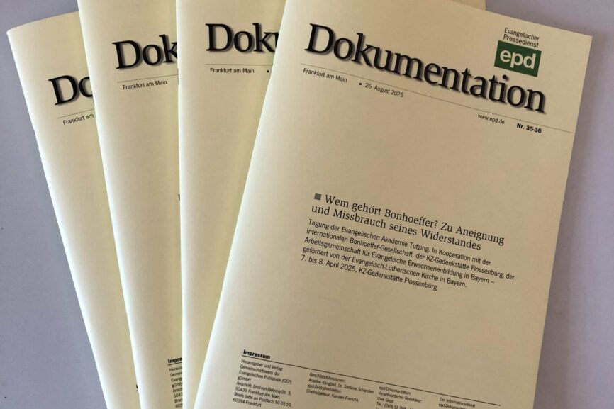 Bild Neue epd-Dokumentation „Wem gehört Bonhoeffer?“