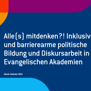 Working Paper EAD zur inklusiven politischen Bildung