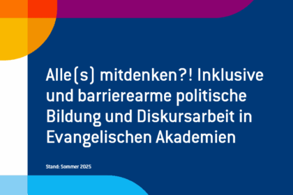Working Paper EAD zur inklusiven politischen Bildung