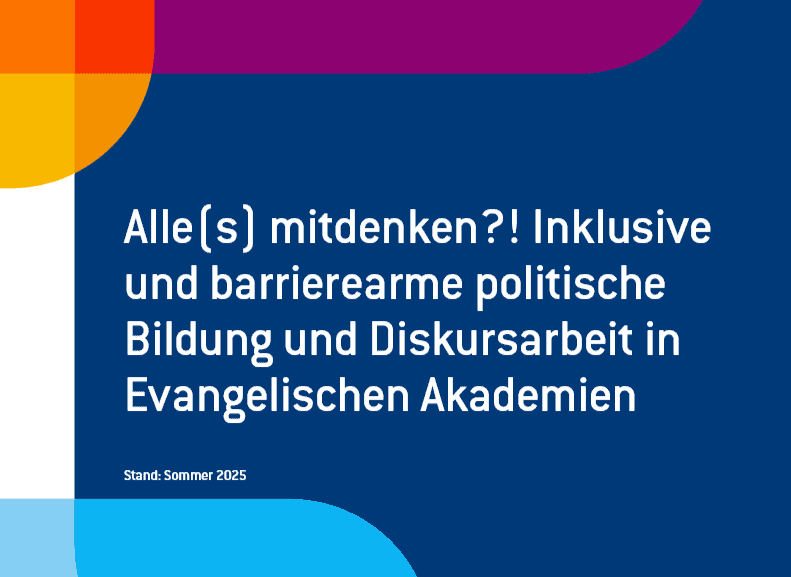 Working Paper EAD zur inklusiven politischen Bildung