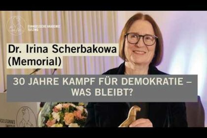 Bild 30 Jahre Kampf für die Demokratie – was bleibt? / Tutzinger Löwe für Irina Scherbakowa
