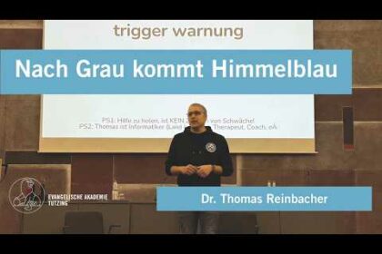 Bild Thomas Reinbacher über Depression