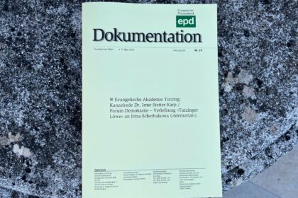 EPD Dokumentation Evangelische Akademie Tutzing Ausgabe 19/2026 (Titelblatt)