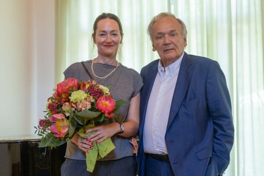 Joachim Sartorius und Katerina Poladjan