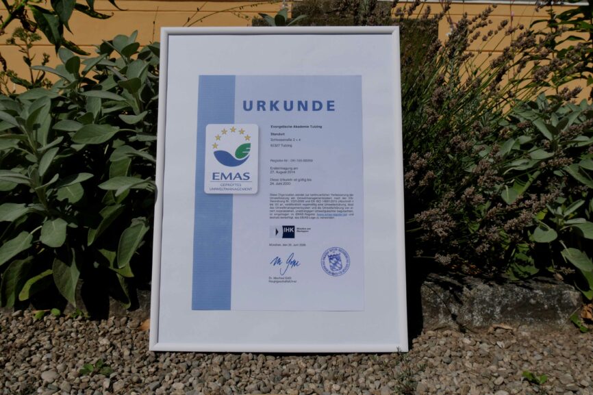 EMAS 2026 Rezertifizierung Evangelische Akademie Tutzing